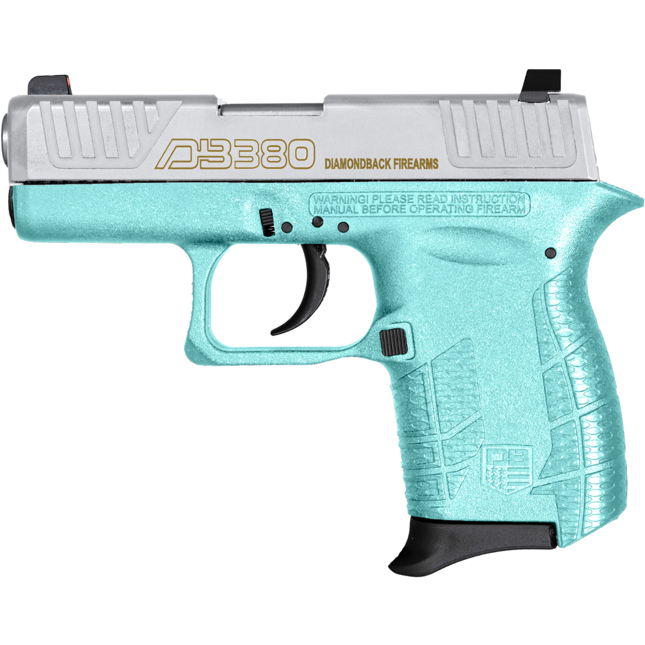 Handguns Diamondback Firearms 2.80" 380ACP DIA DB0100E092  380 G4        2.8 6R      MINT/NKL • Model: 2.80"